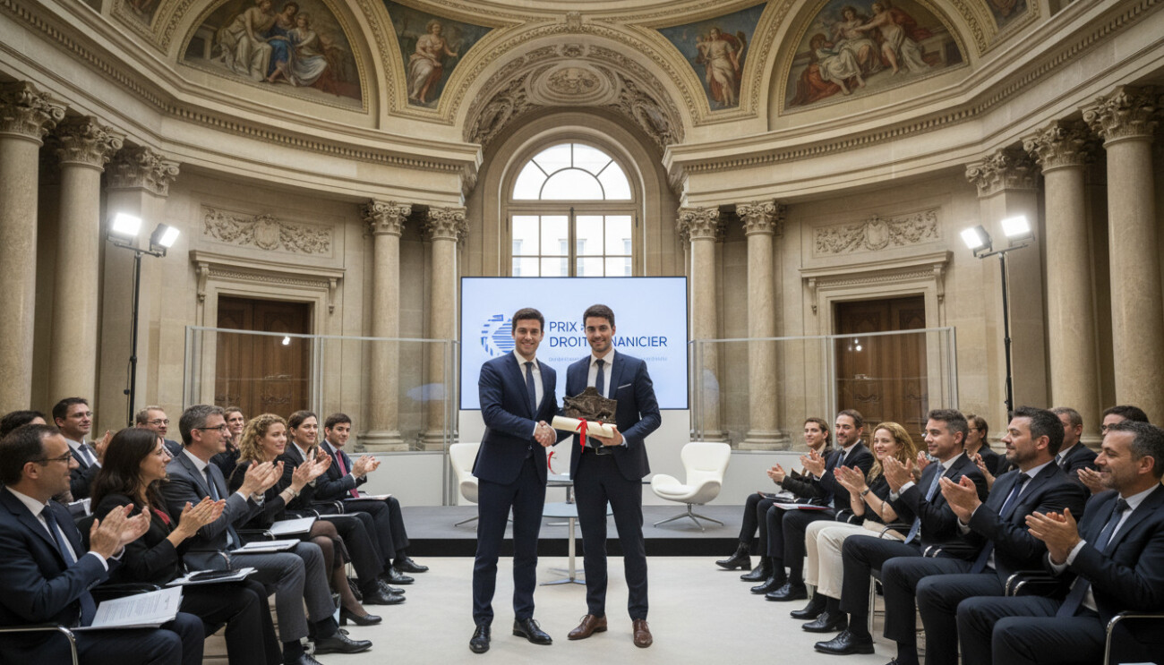 vincent ramonéda reçoit le prix marie-josèphe-vanel décerné par l'amf pour l'excellence de sa thèse en droit, soulignant son apport significatif dans le domaine juridique.